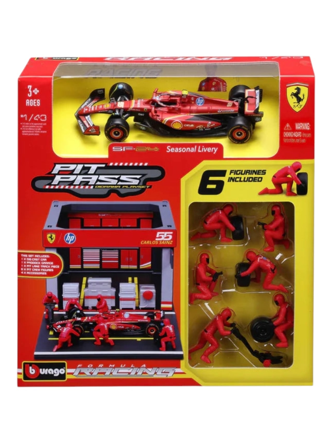 BBURAGO - 2024 Ferrari SF-24 Pit Pass, Leclerc #16