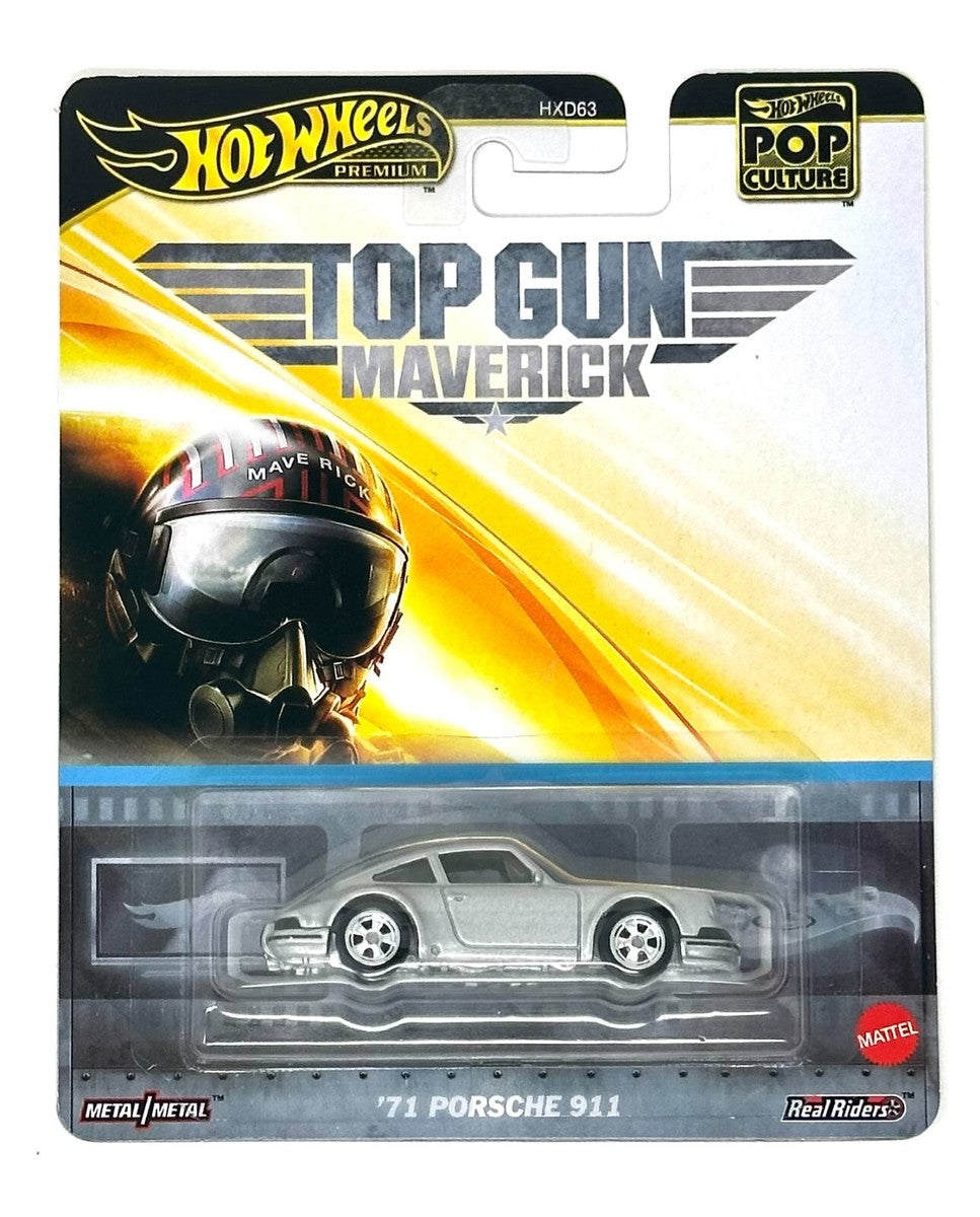PREMIUM - TOP GUN MAVERICK - 71 PORSCHE 911 - 5A - Its Fun- Hot wheels - matchbox - diecast