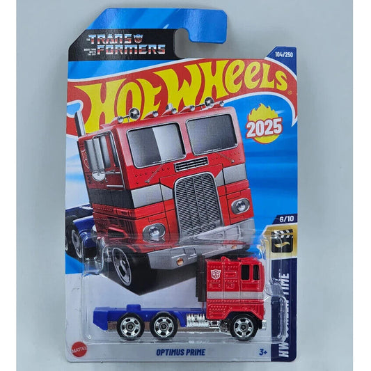 2025 MAINLINE - OPTIMUS PRIME - 3A - Its Fun- Hot wheels - matchbox - diecast