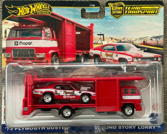 TEAM TRANSPORT - 73 PLYMOUTH DUSTER / SECOND STORY LORRY