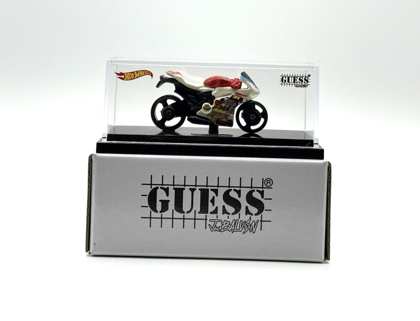 RLC - HOT WHEELS -  2021 DUCATI GUESS X J BALVIN MOTORCYCLE MEXICO EXCLUSIVE - White