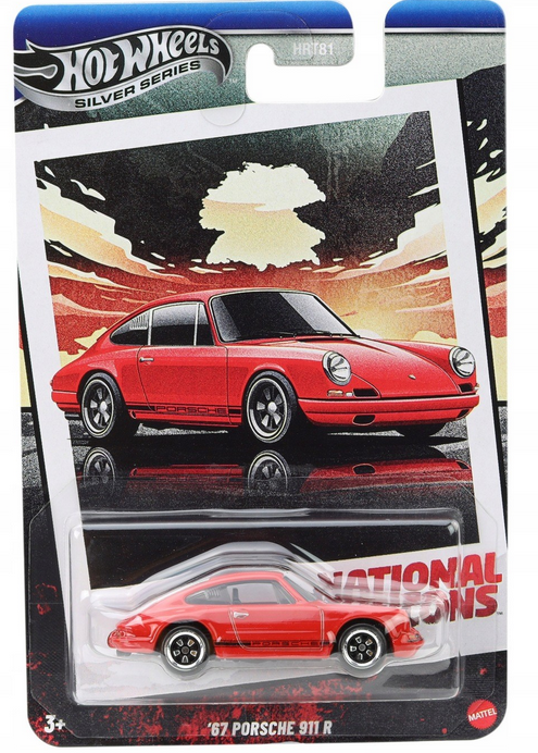 HOT WHEELS NATIONAL ICONS -67 PORSCHE 911 R - 5B - Its Fun- Hot wheels - matchbox - diecast