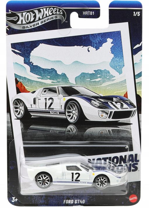HOT WHEELS - NATIONAL ICONS - FORD GT40 - 5B