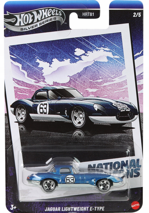HOT WHEELS NATIONAL ICONS - JAGUAR LIGHTWEIGHT E-TYPE - FULL METAL -5B