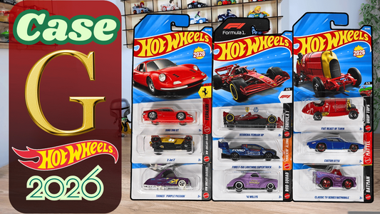 HOT WHEELS - 2026 FULL BOX - G CASE