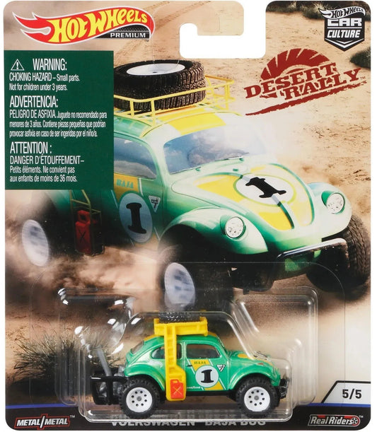 HOT WHEELS PREMIUM - DESERT RALLY - VOLKSWAGEN BAJA BUG - 5A