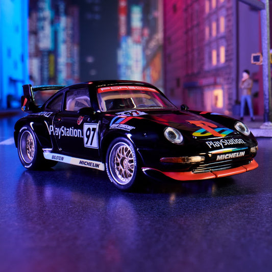 HOT WHEELS - ELITE64 - PORSCHE 911 GT2 EVO 993 - PLAYSTATION EDITION