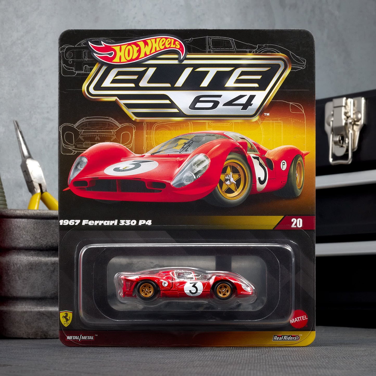 HOT WHEELS - ELITE64 - 1967 FERRARI 330 P4