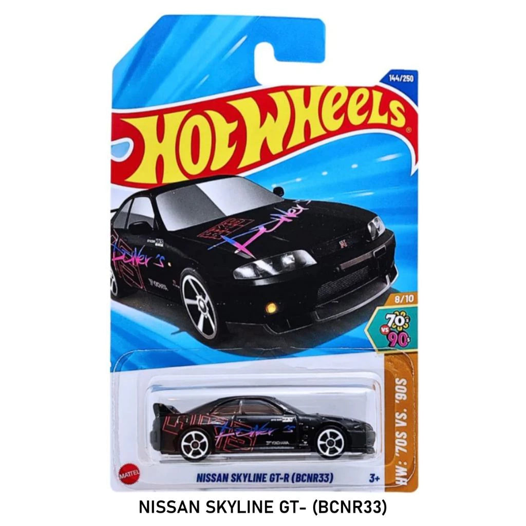 HOT WHEELS NISSAN SKYLINE GT-R (BCNR33) - 4A - Its Fun- Hot wheels - matchbox - diecast
